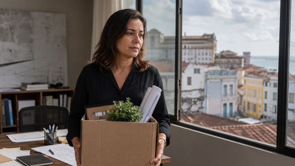 Empreendedora se preparando para baixar CNPJ em Salvador